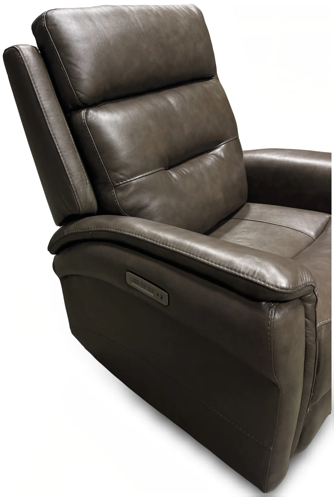 Duncan Leather Power Swivel Glider Recliner - Image 11