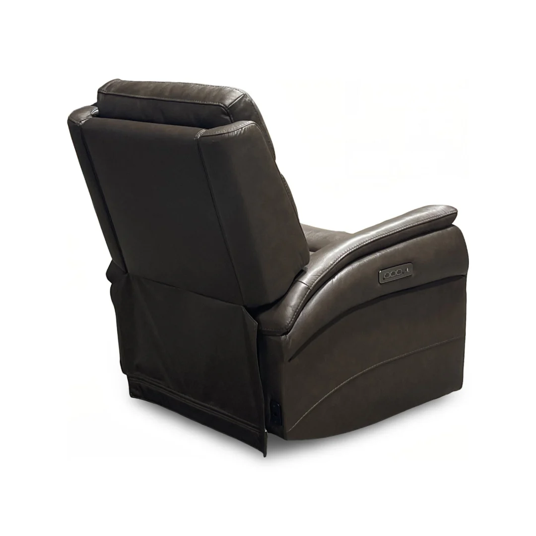 Duncan Leather Power Swivel Glider Recliner - Image 6