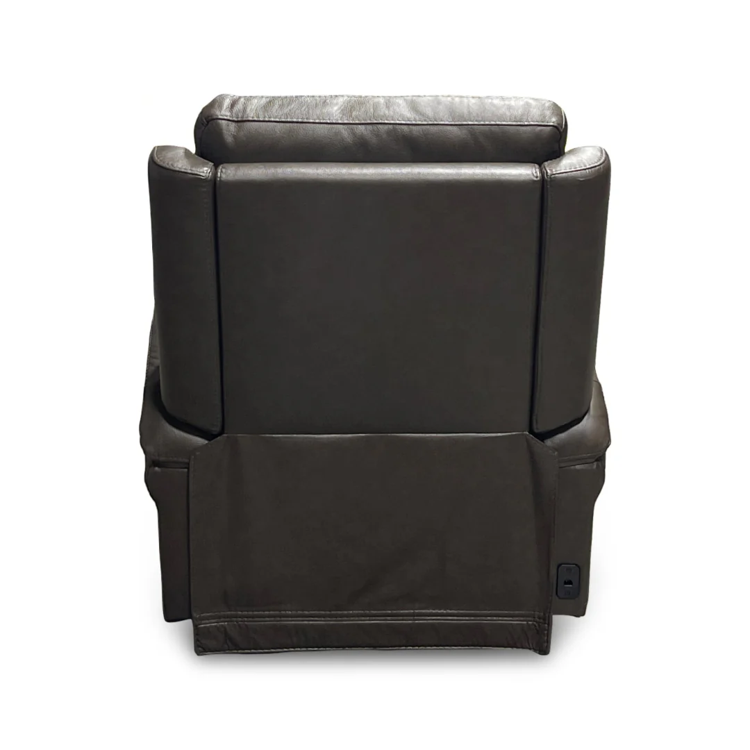 Duncan Leather Power Swivel Glider Recliner - Image 7