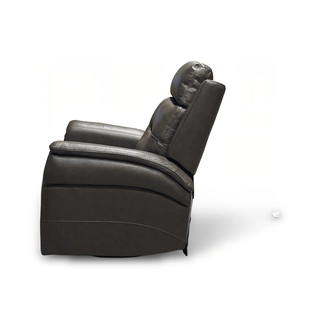 Duncan Leather Power Swivel Glider Recliner - Image 8
