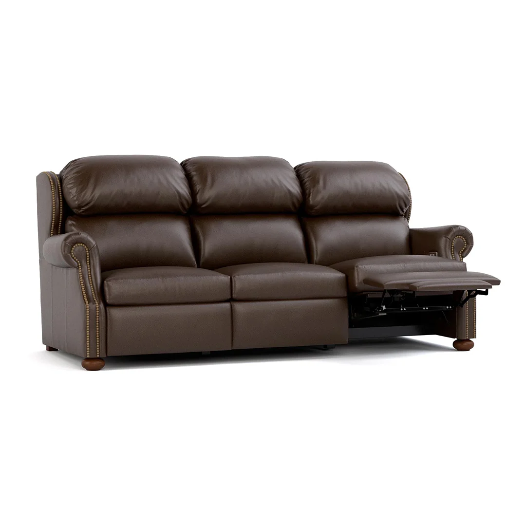 Durango Leather Reclining Sofa - Image 3