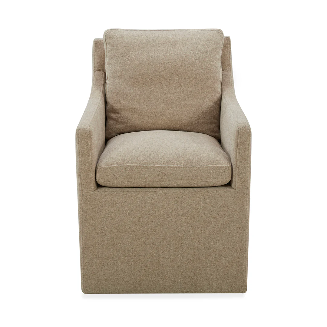 Elite Upholstered Dining Arm Chair - Image 3