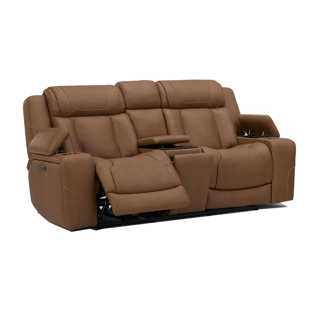 First Class Power Reclining Loveseat with Console - Image 3