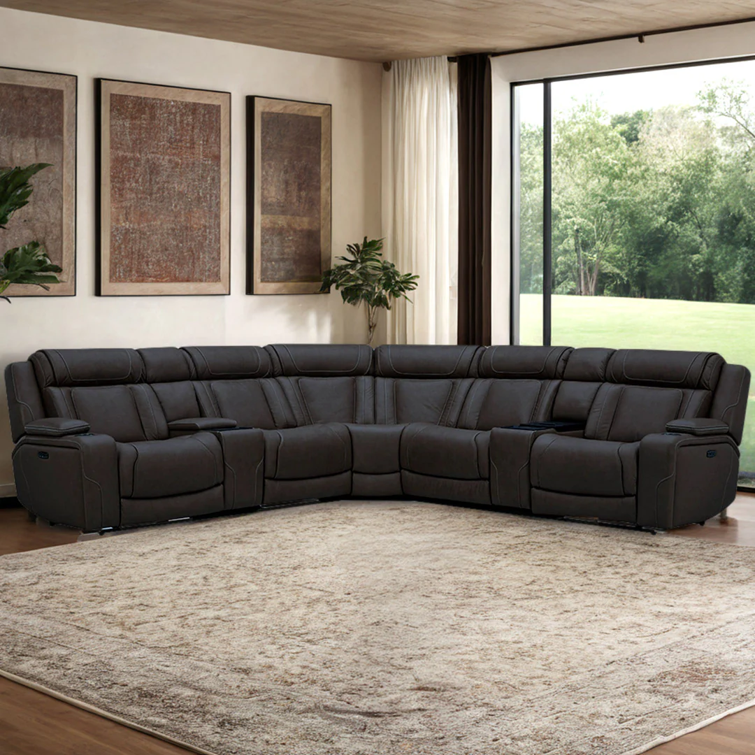 First Class Power Reclining Sectional - Image 26