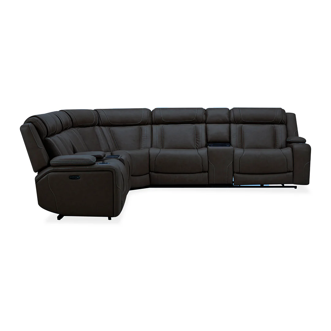 First Class Power Reclining Sectional - Image 28