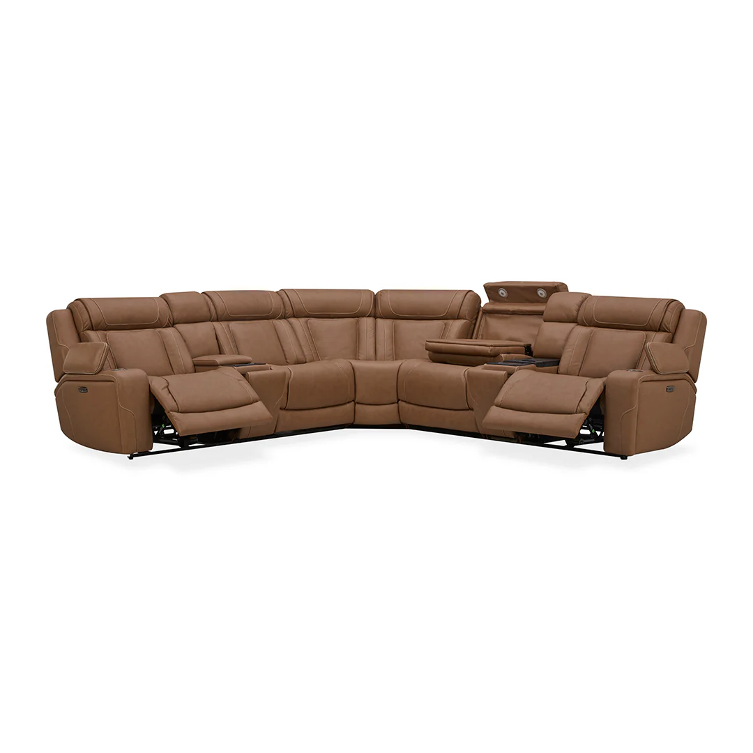 First Class Power Reclining Sectional - Image 3