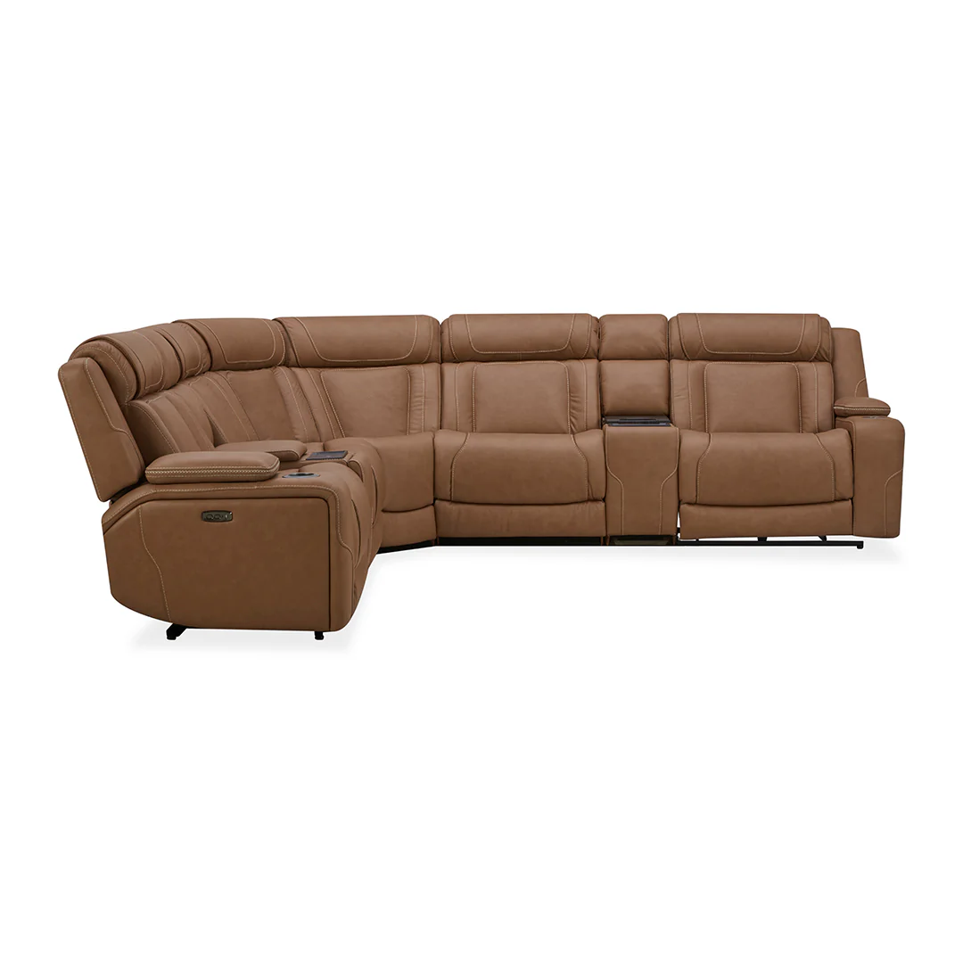 First Class Power Reclining Sectional - Image 4