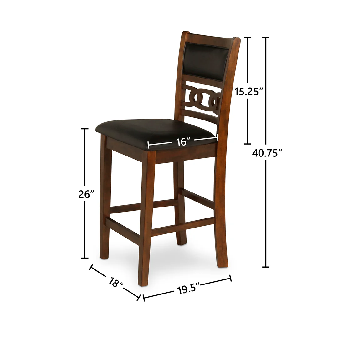 Gia Counter Height Chair - Brown - Image 6