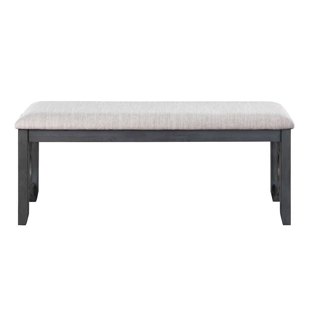 Gia Links Grey Dining Bench - Image 3