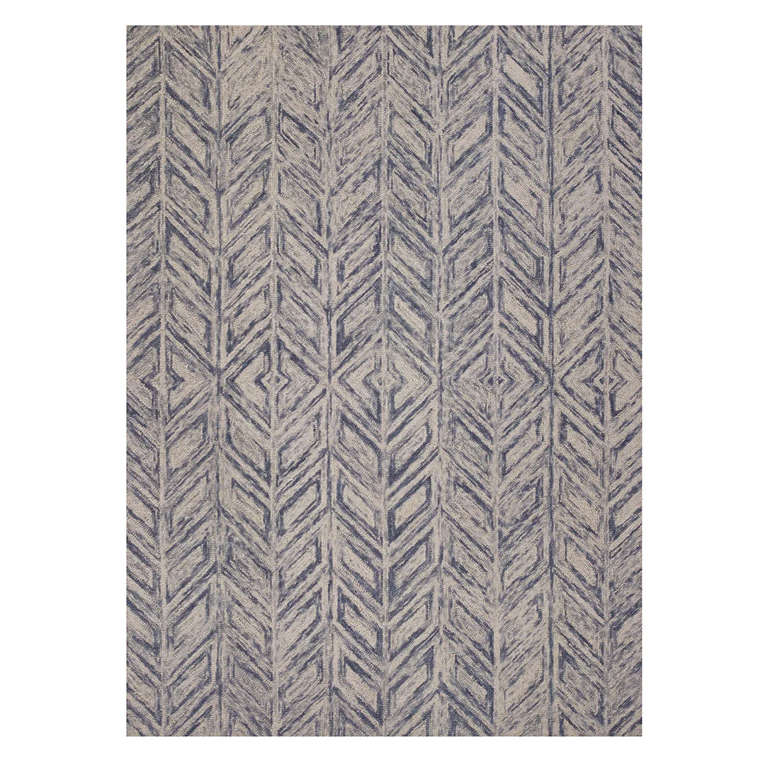 Gramercy Blue Heather Herringbone