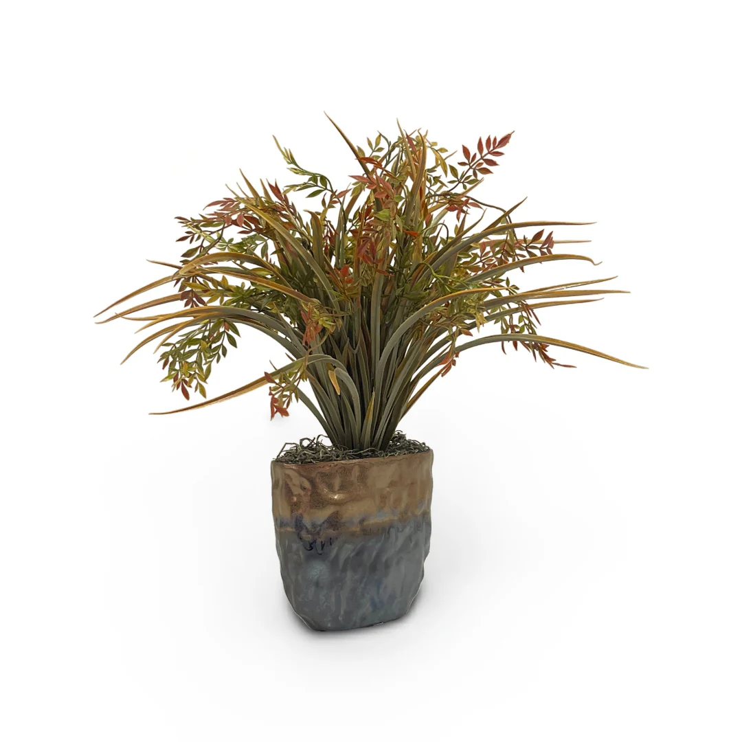 Grass in Metal Planter - Image 5