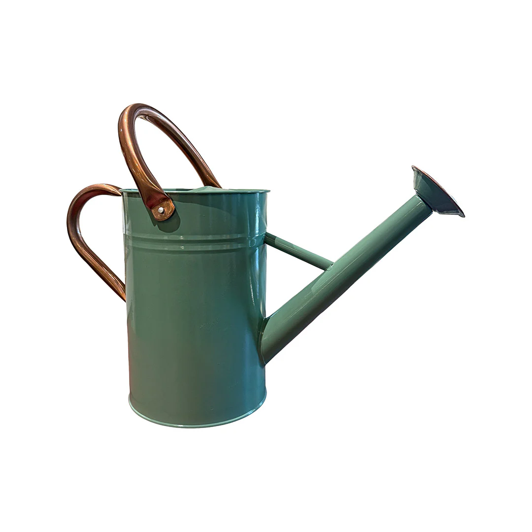Green Metal Watering Can