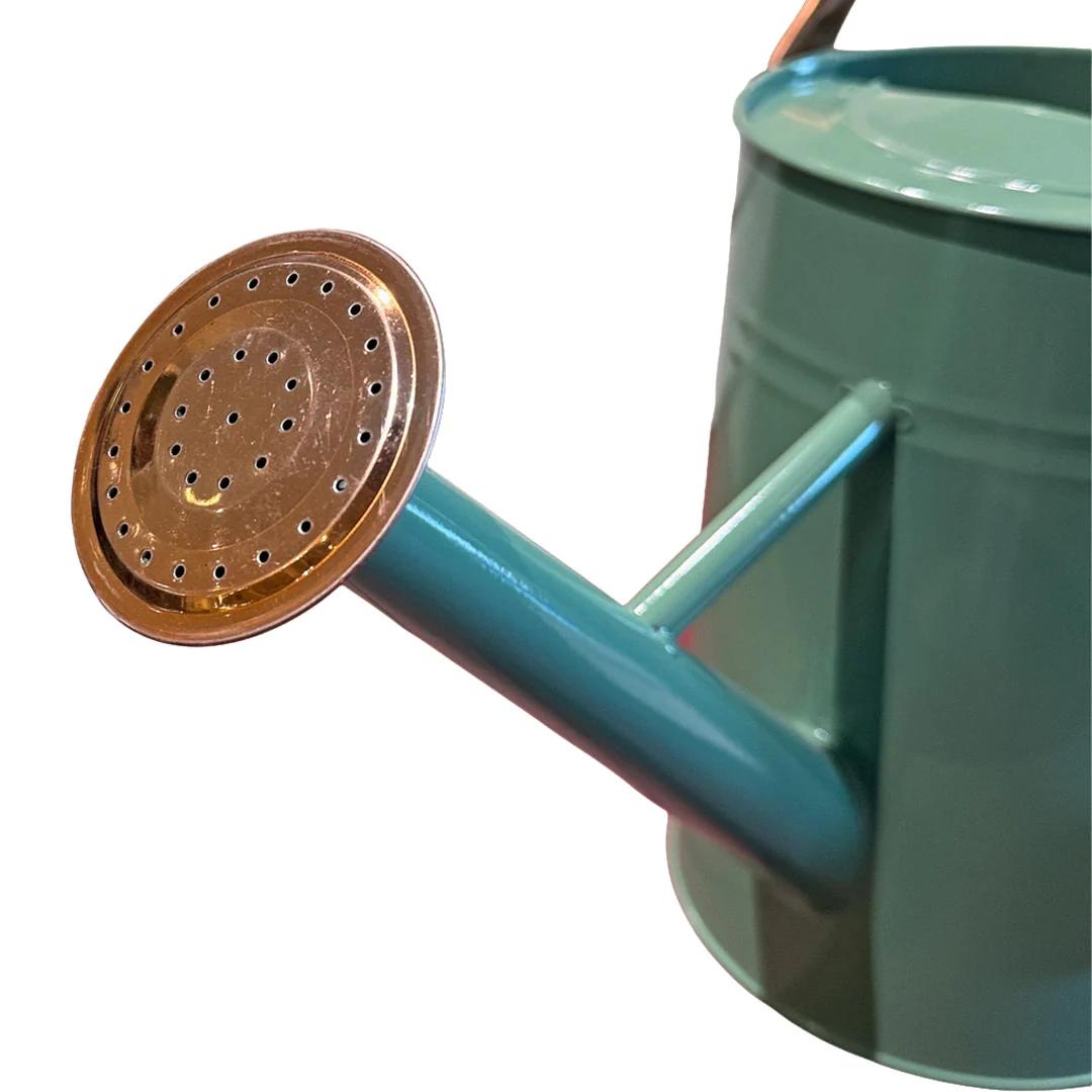 Green Metal Watering Can - Image 2