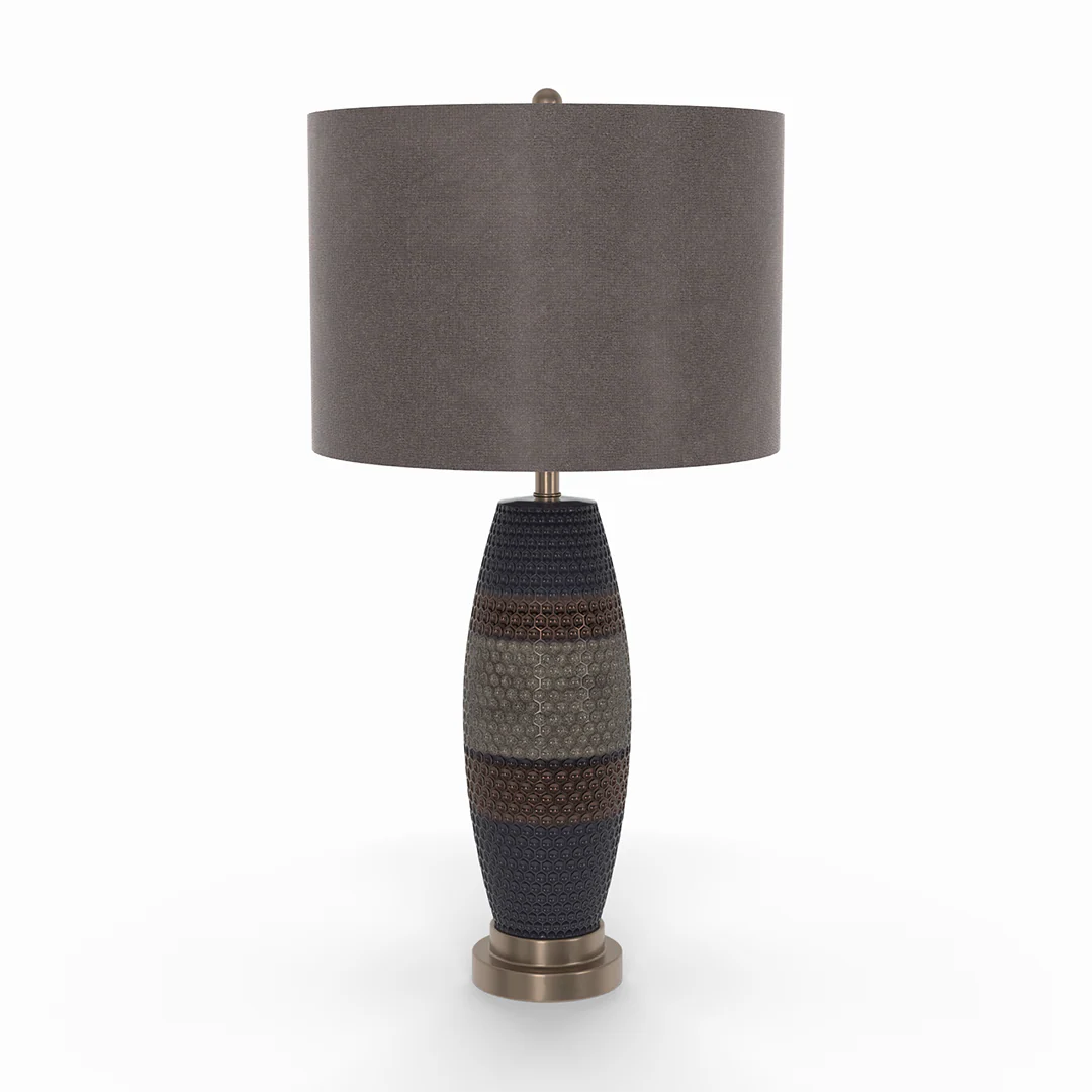 Hammered Ceramic Table Lamp