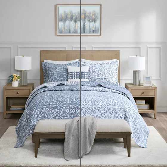 Harmony Reversible Coverlet Set - Image 4