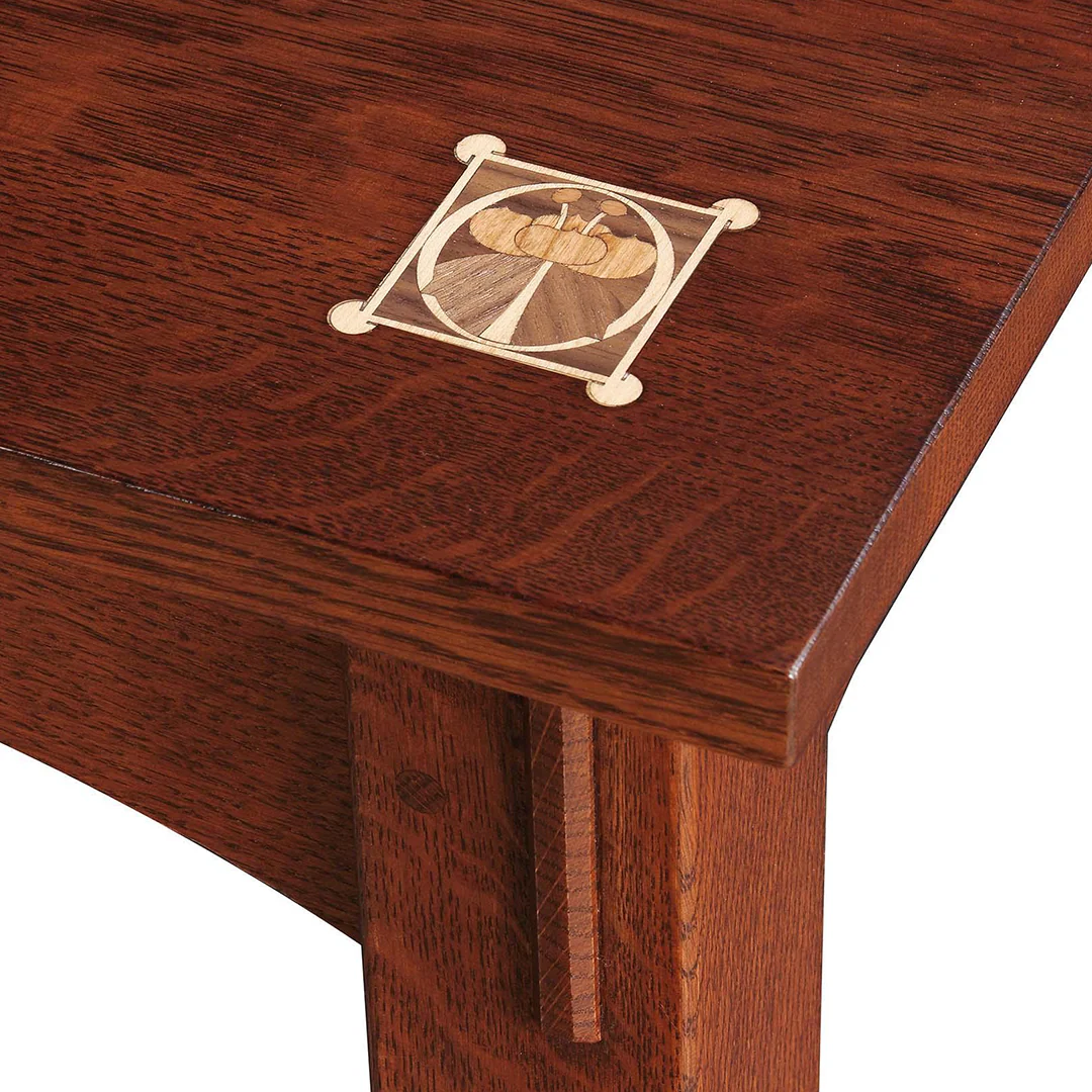 Harvey Ellis Dining Table with Leaves - Image 6