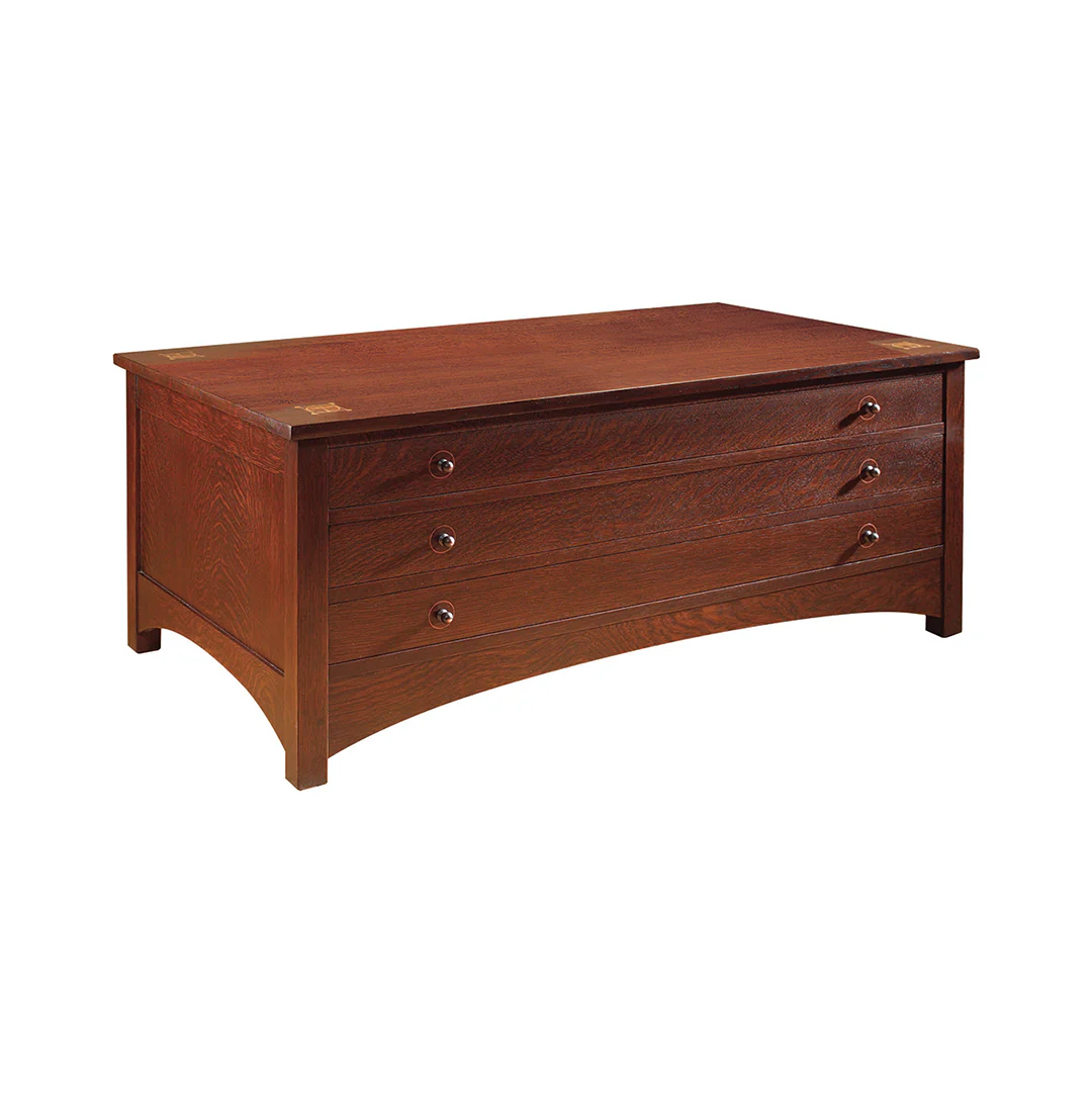 Harvey Ellis Storage Cocktail Table