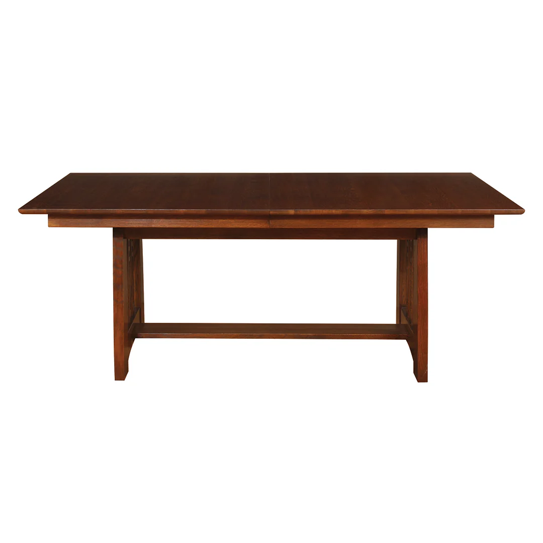Highlands Trestle Table with Leaves - Image 3