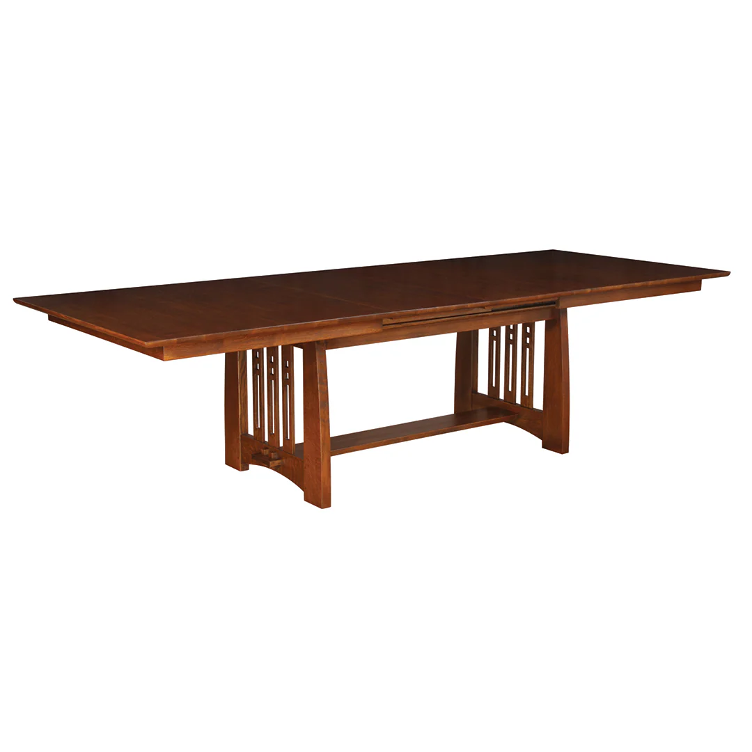 Highlands Trestle Table with Leaves - Image 4