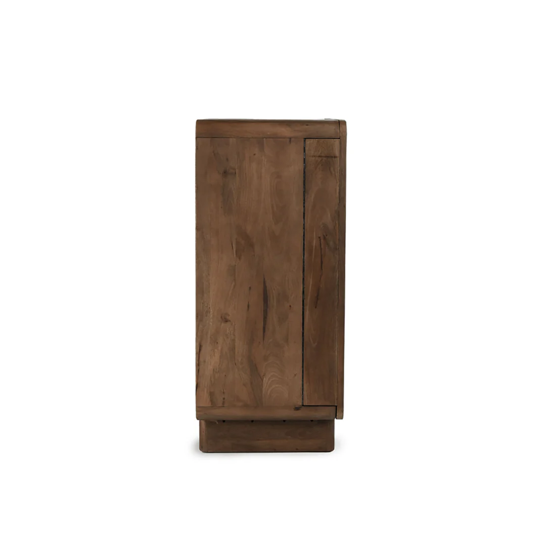 Holmes Mango Wood Artisan Bar Cabinet - Image 6