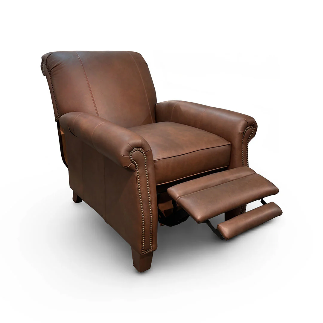 Judy Leather Press Back Recliner - Image 3