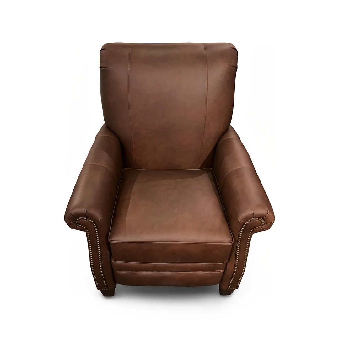 Judy Leather Press Back Recliner - Image 6