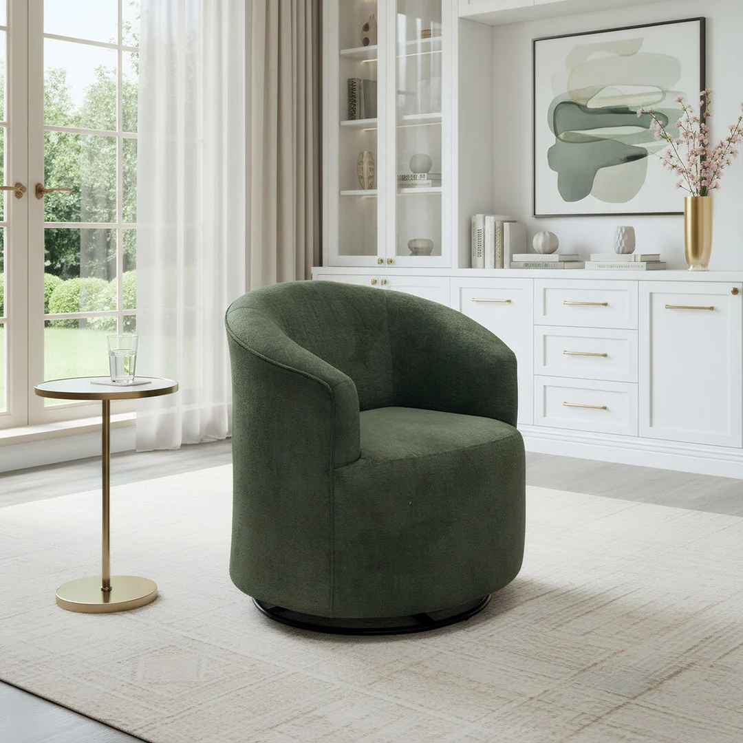 Kahlari Barrel Swivel Chair - Image 2