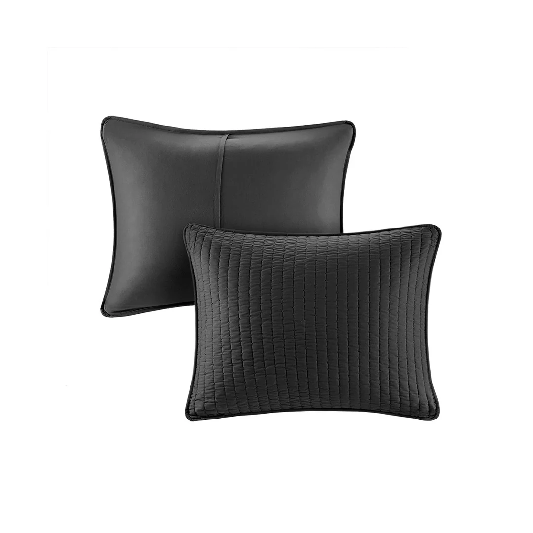 Keaton Black Coverlet Set - Image 3