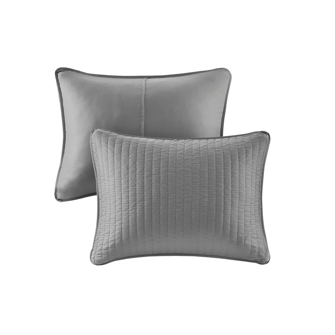Keaton Gray Coverlet Set - Image 4