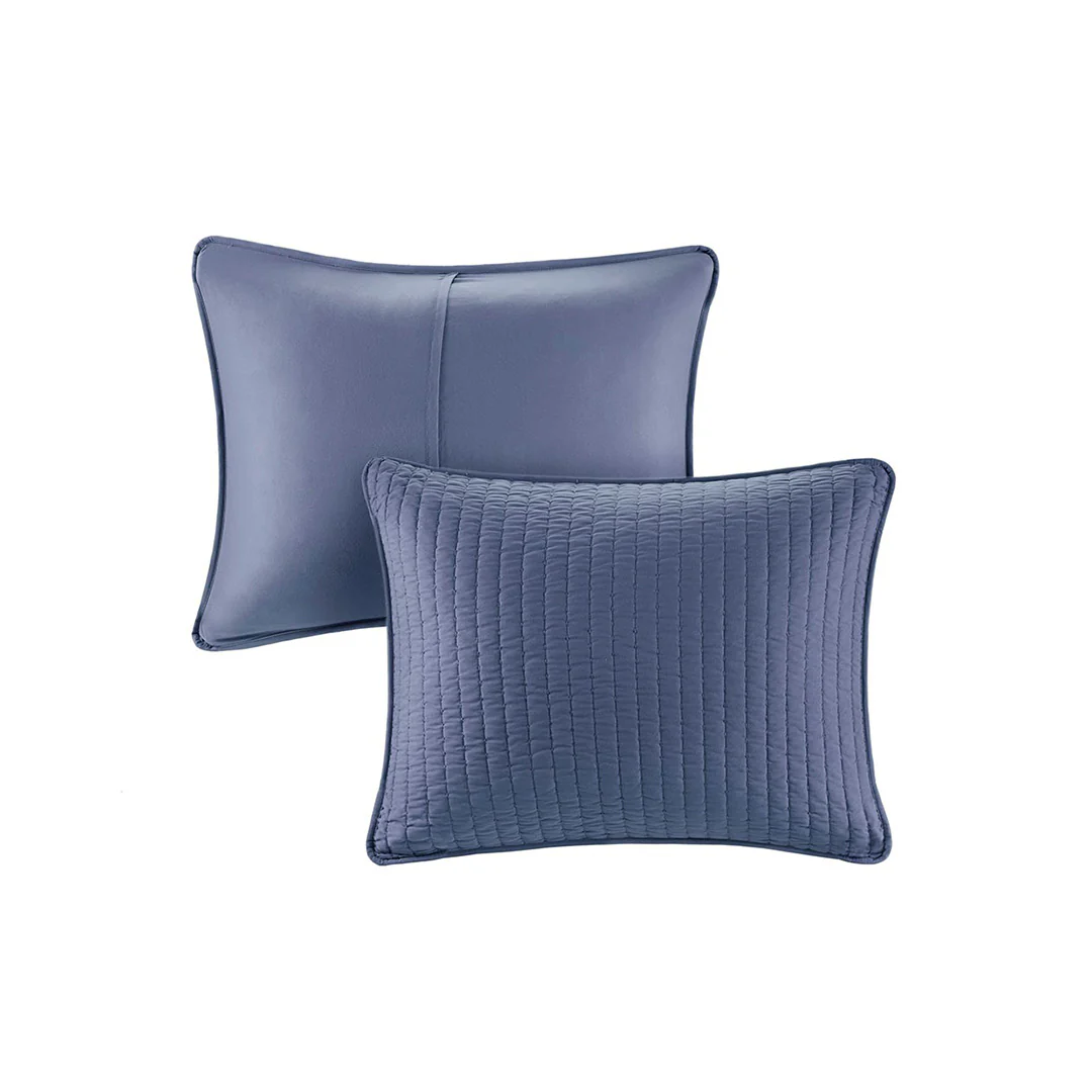 Keaton Navy Coverlet Set - Image 4