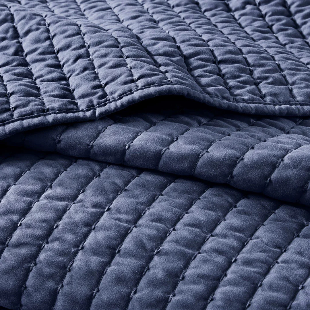 Keaton Navy Coverlet Set - Image 5