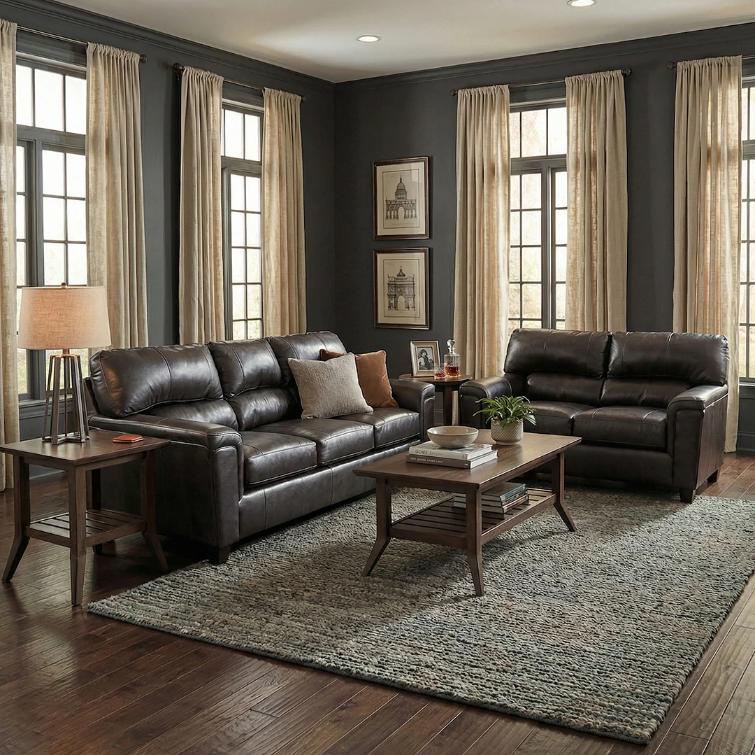 Lacey Leather Sofa - Image 8