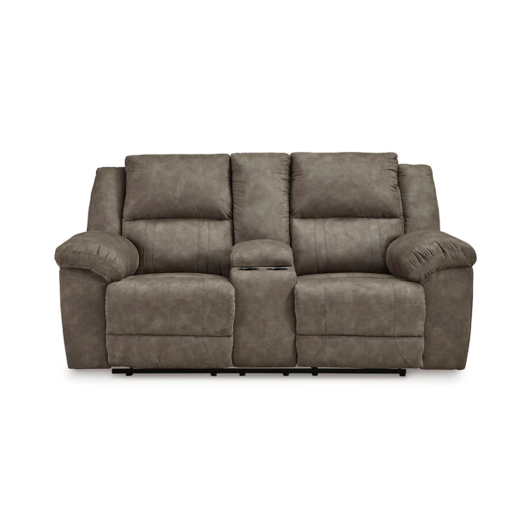 Laresview Reclining Loveseat with Console - Image 3