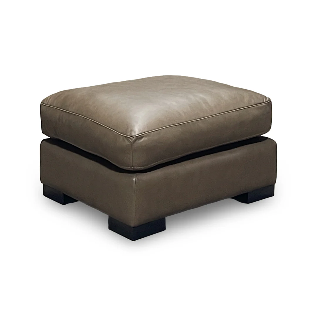 Layla Leather Ottoman