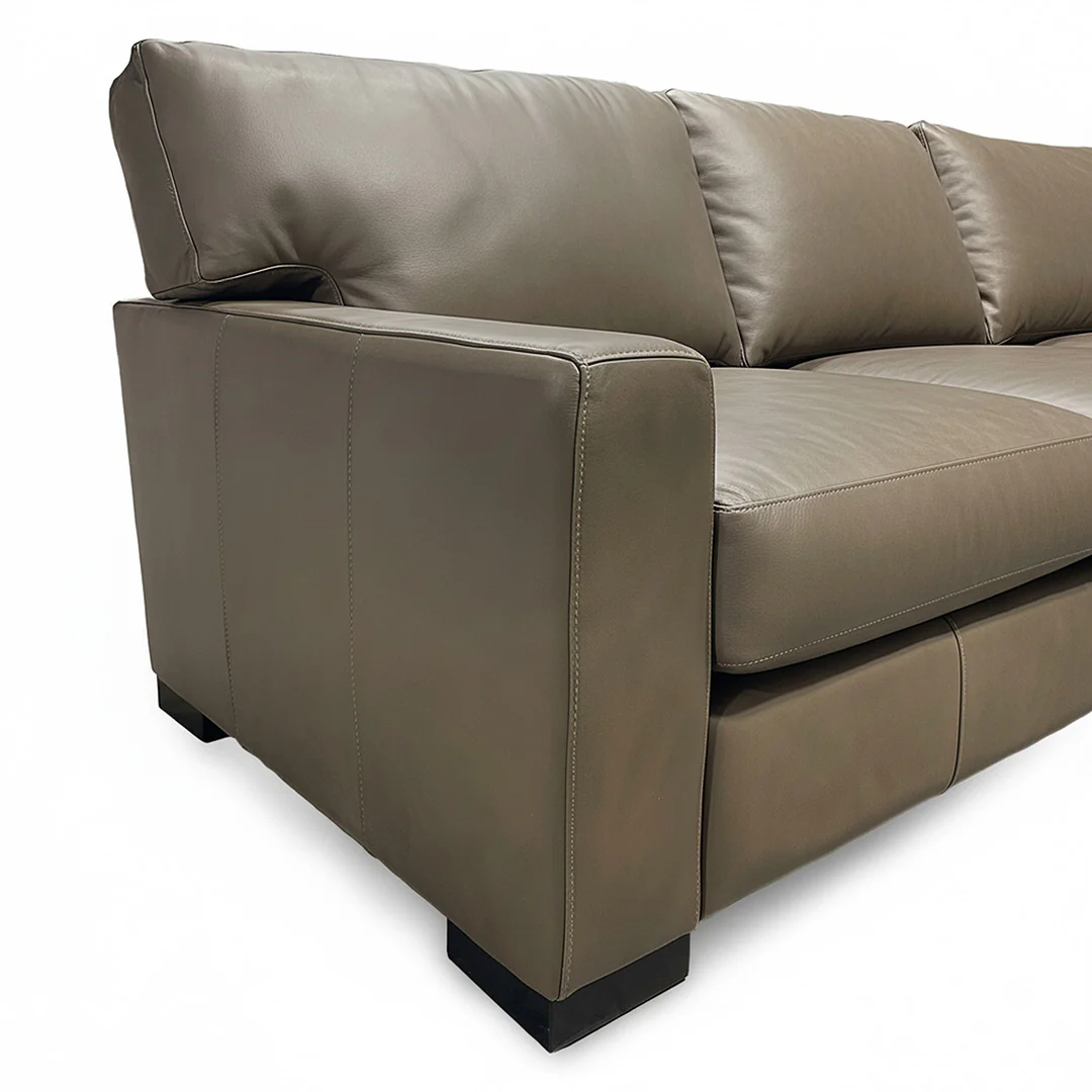 Layla Leather Sofa - Image 7