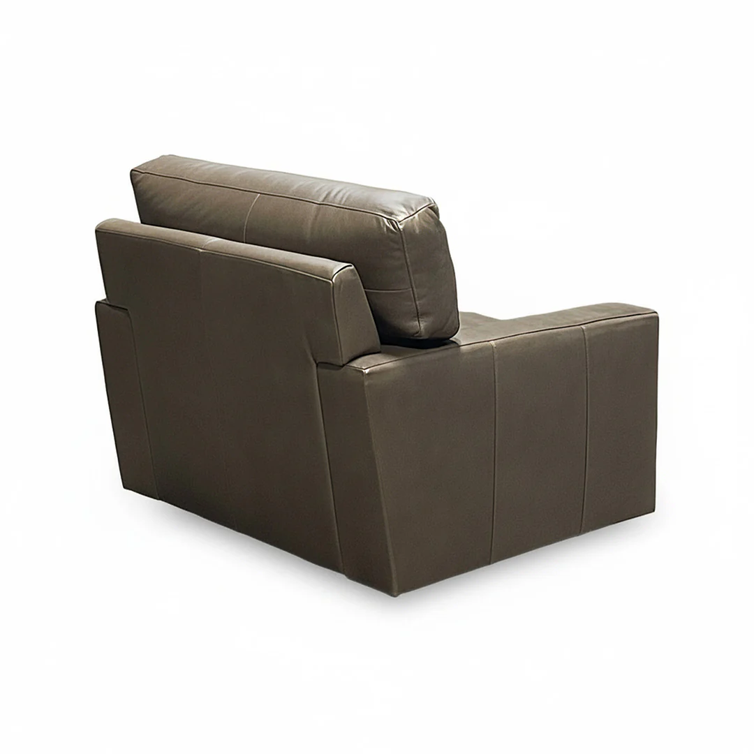 Layla Leather Swivel Chair - Image 5