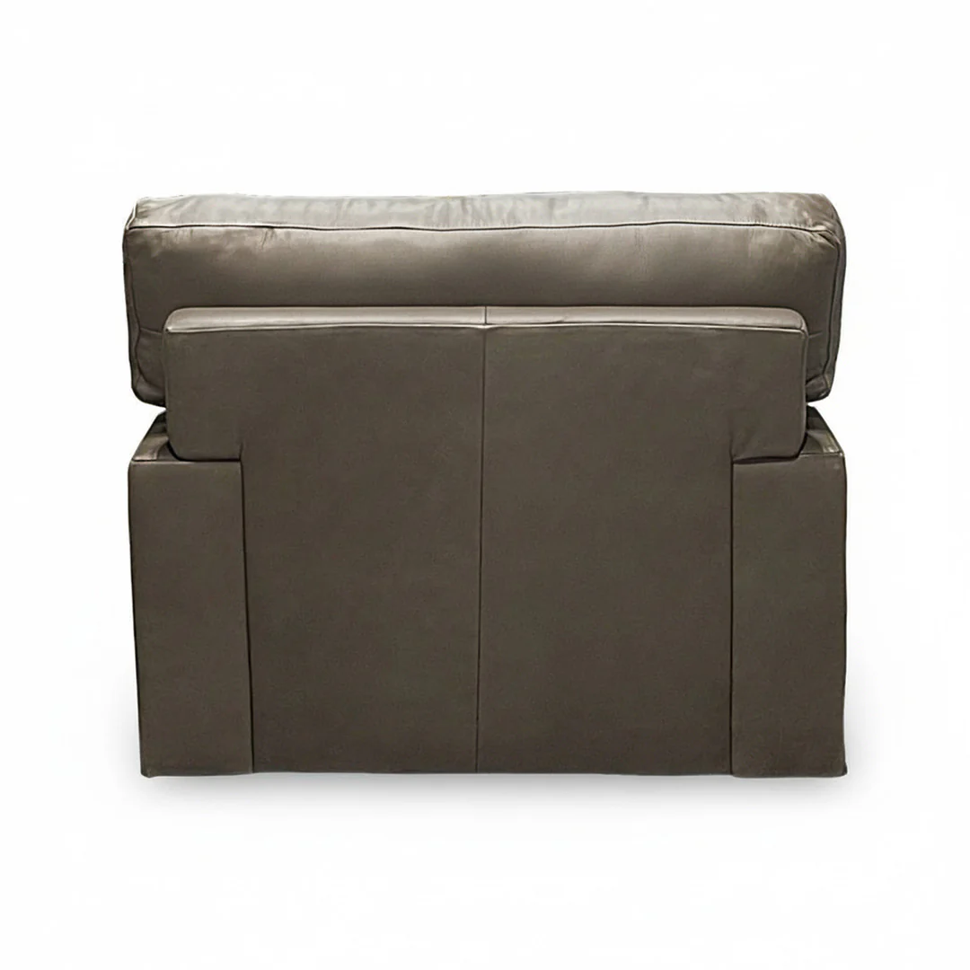 Layla Leather Swivel Chair - Image 6