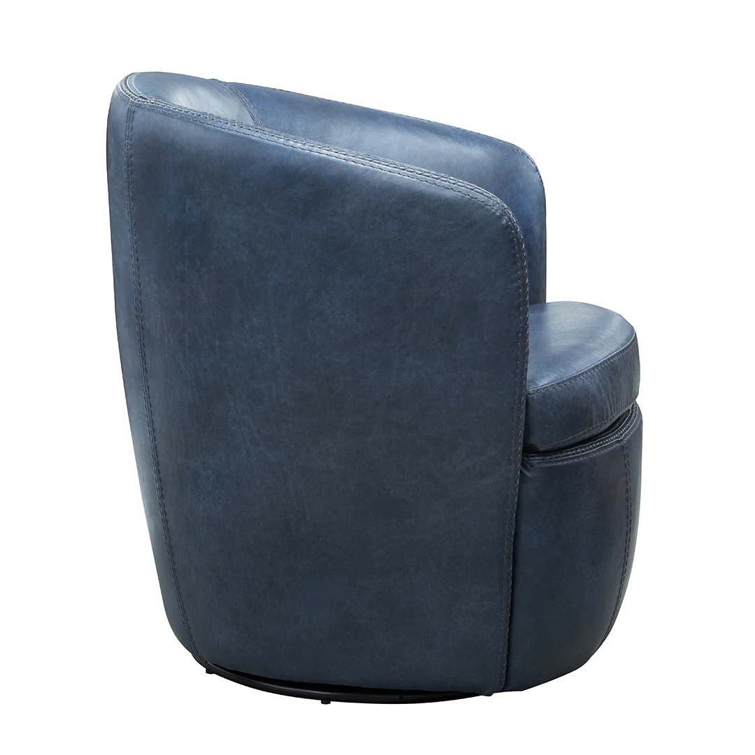 SoHo Leather Swivel Chair - Image 13