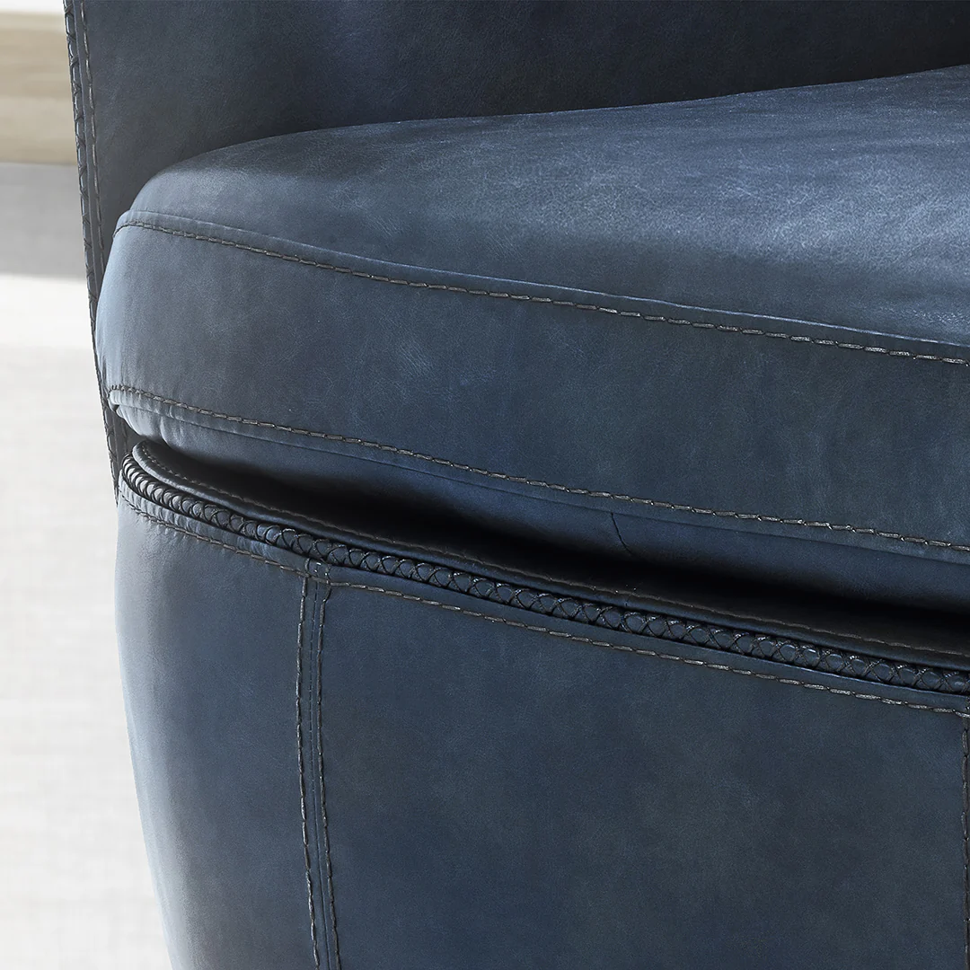 SoHo Leather Swivel Chair - Image 16
