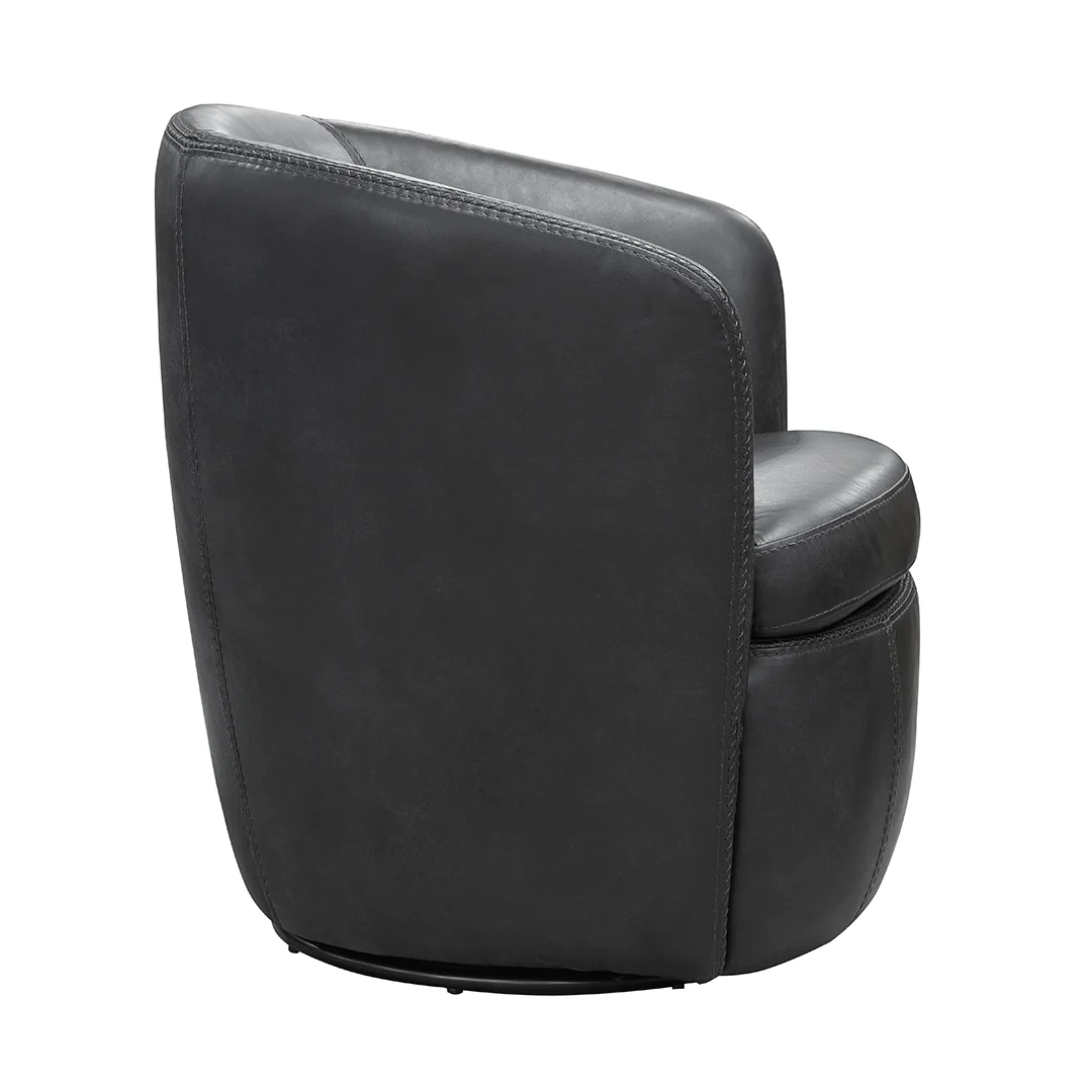 SoHo Leather Swivel Chair - Image 8