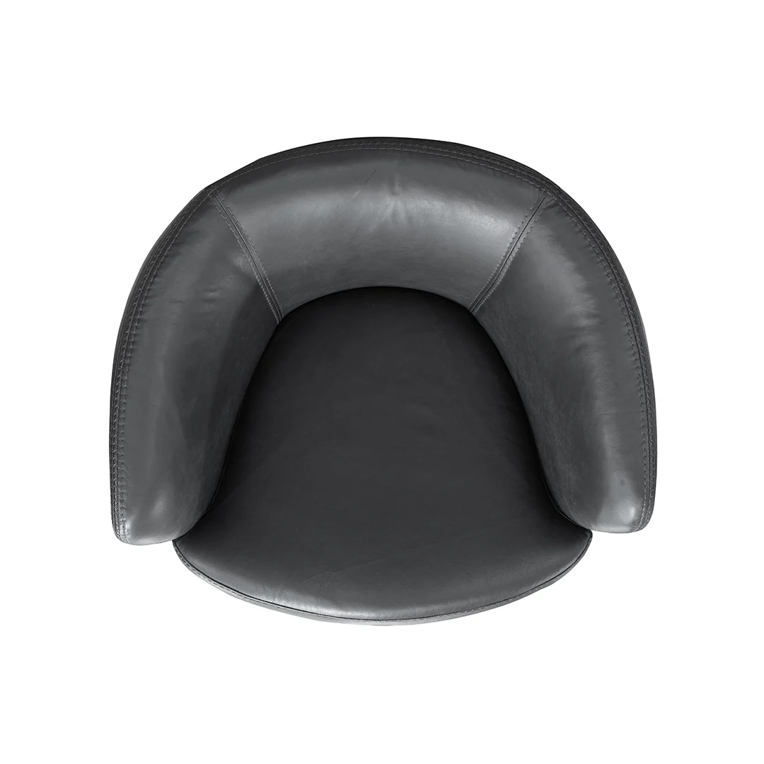SoHo Leather Swivel Chair - Image 9