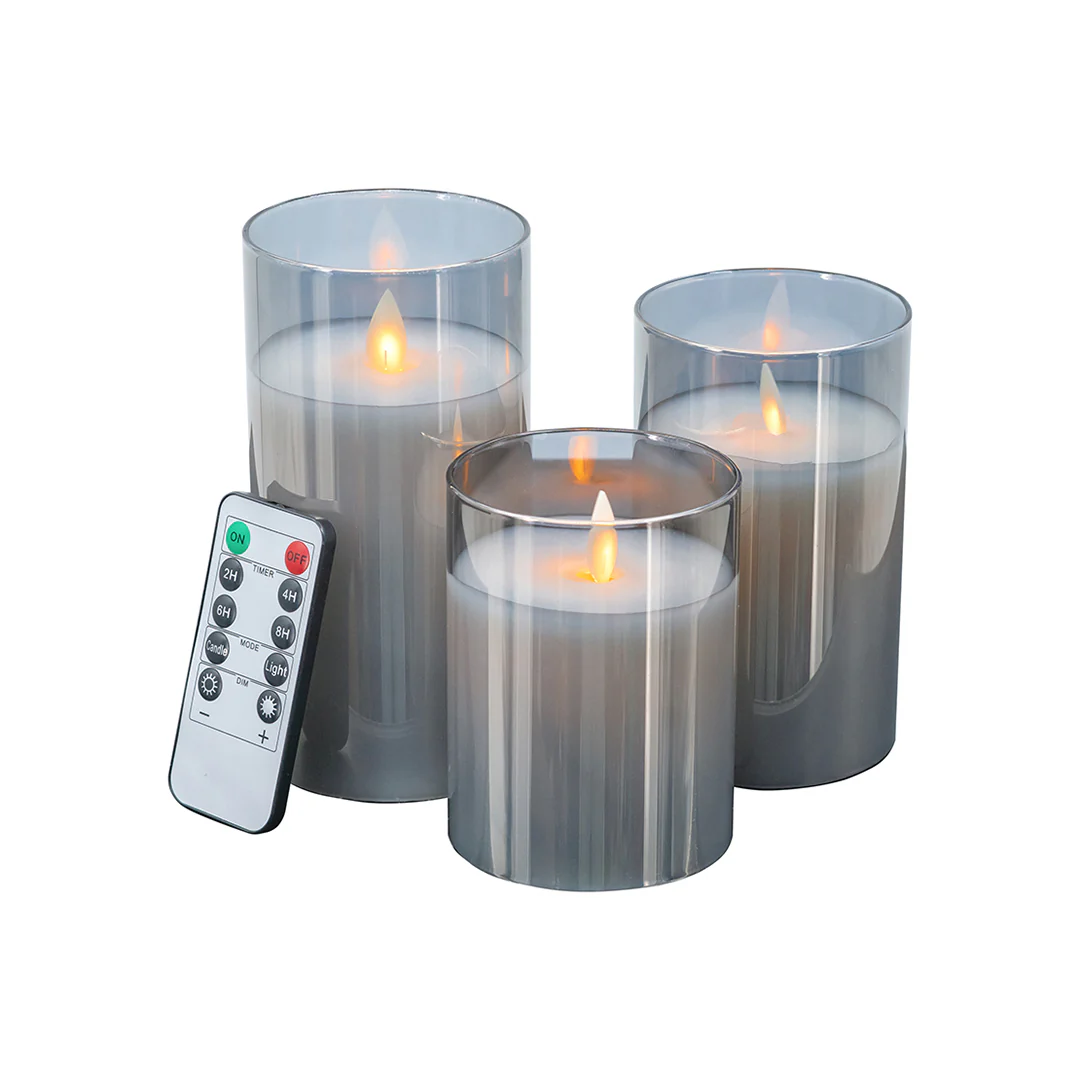 LED Candles (Set of 3) - Image 9