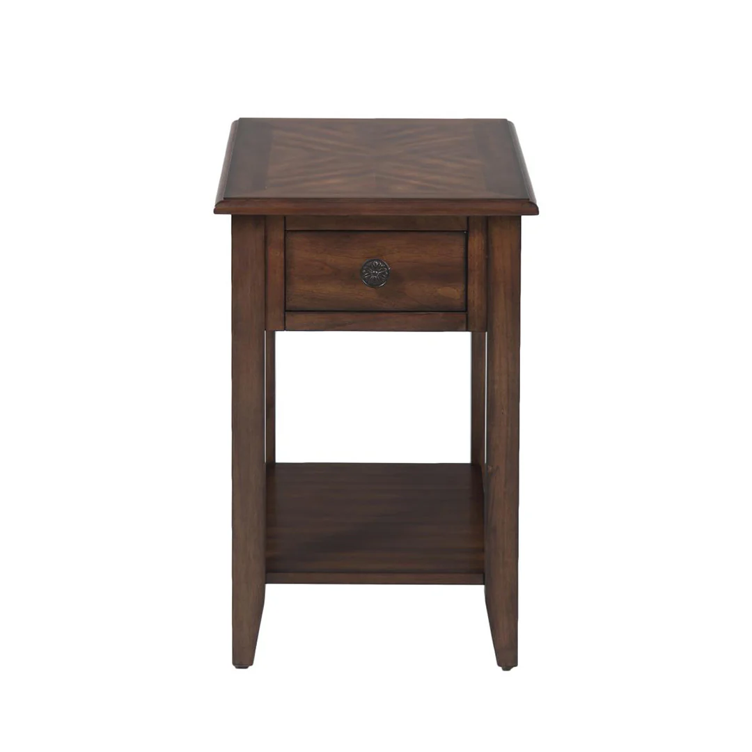 Lenore Side Table - Brown