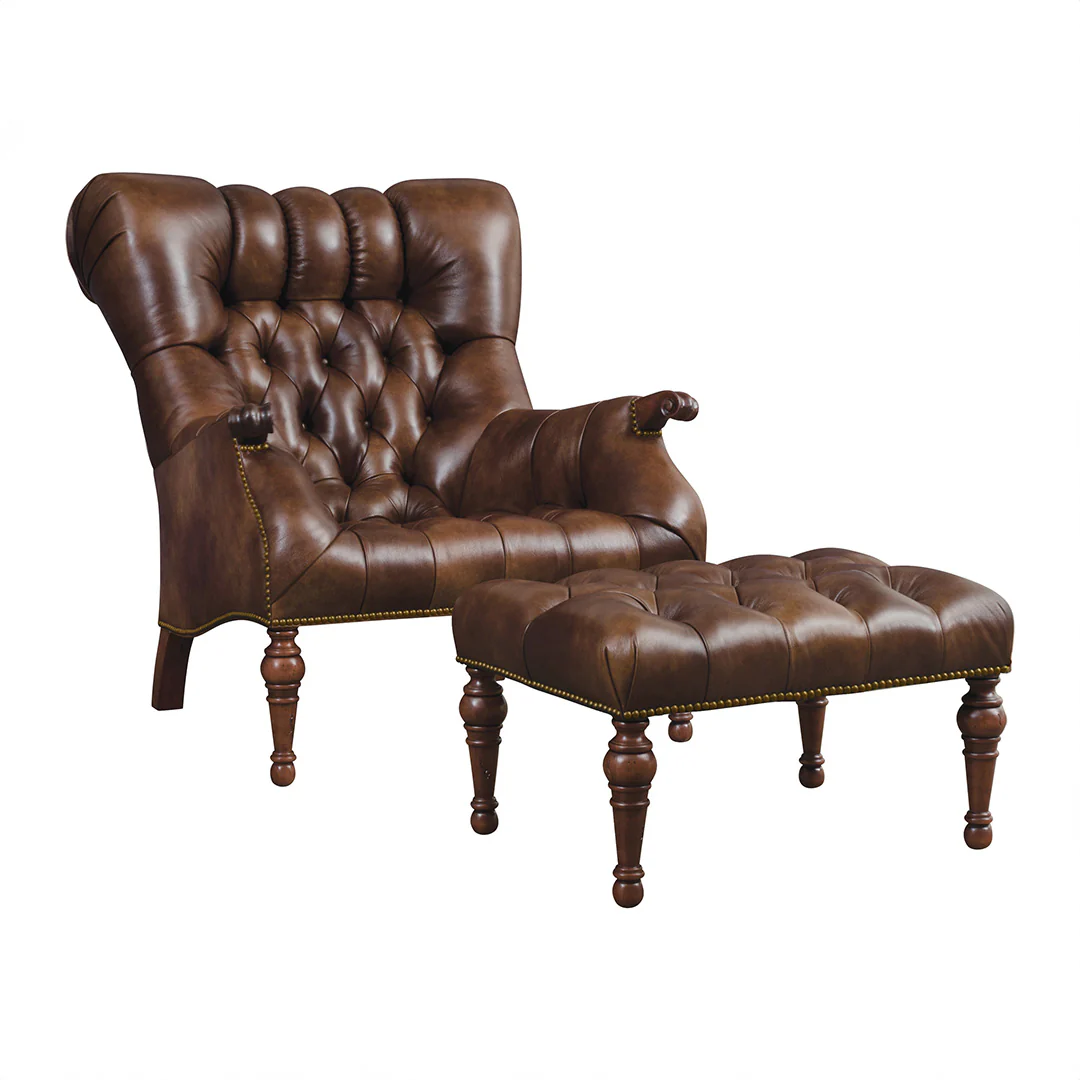 Leopold Chair & Ottoman - Image 4