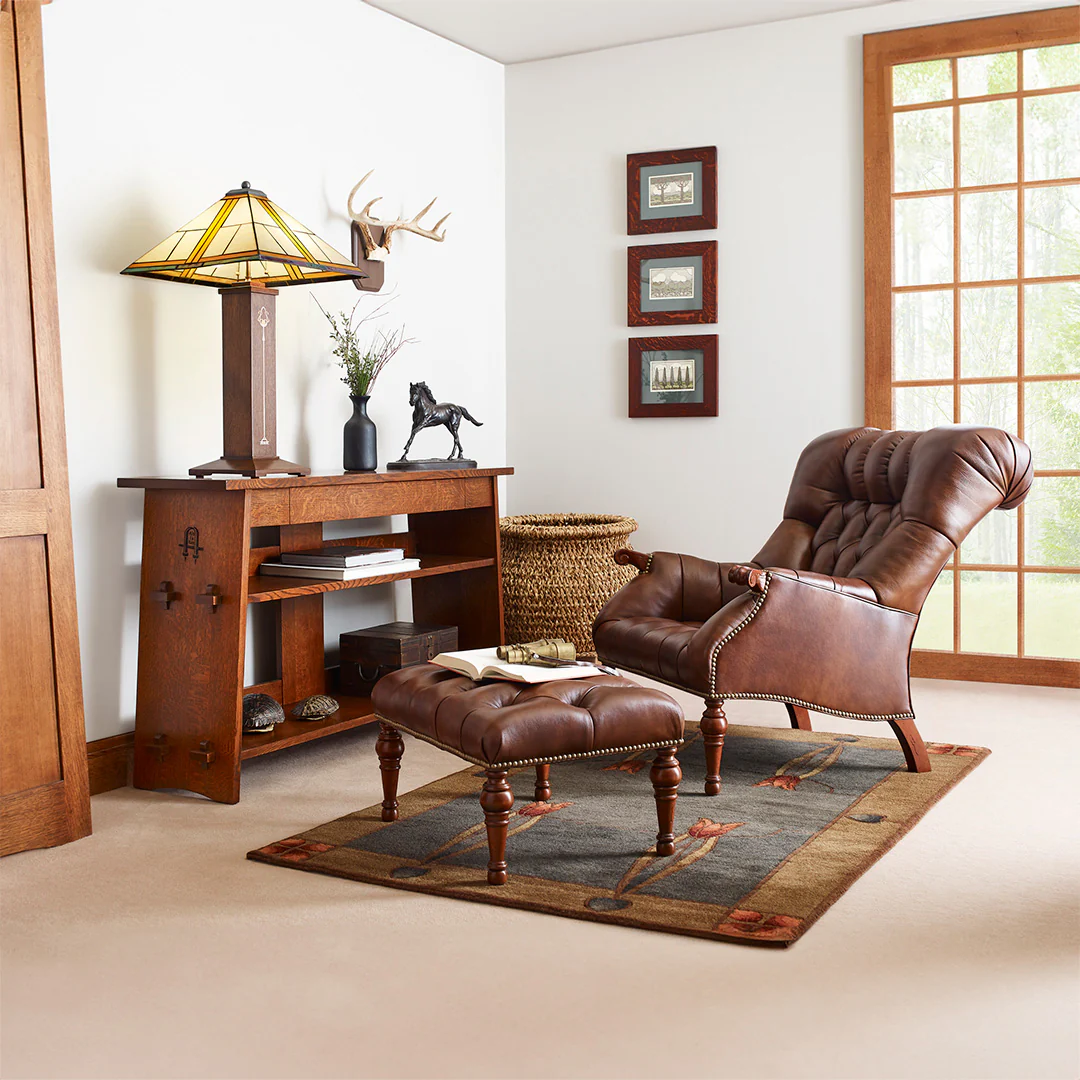 Leopold Chair & Ottoman - Image 5
