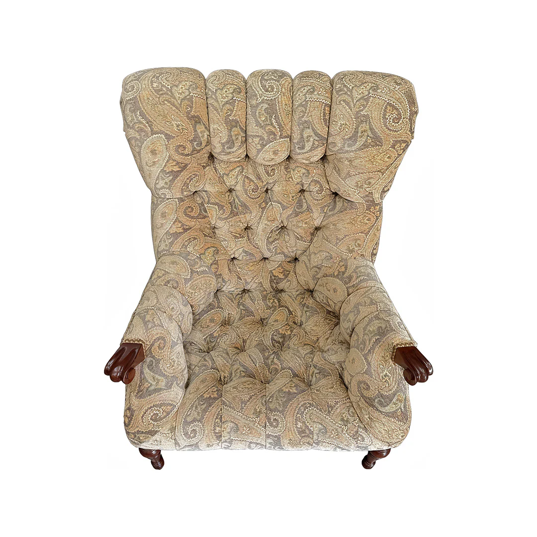 Leopold Upholstered Accent Chair - Image 3