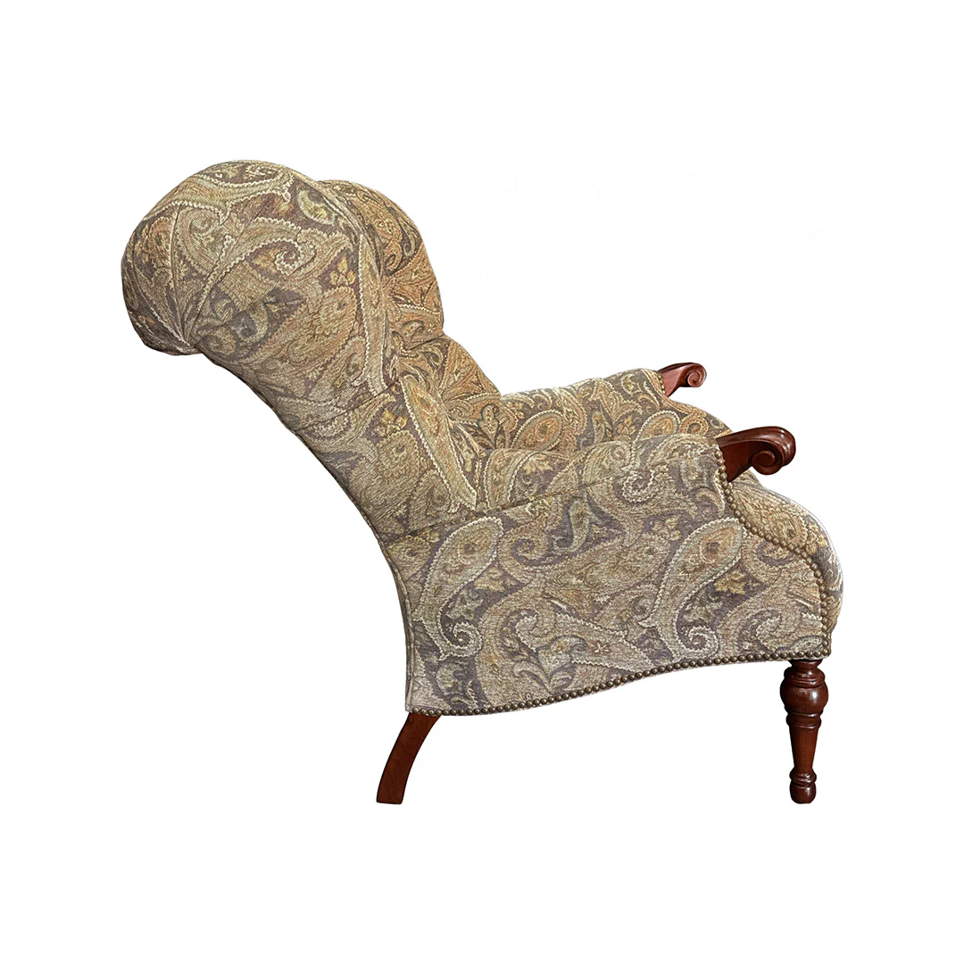 Leopold Upholstered Accent Chair - Image 4