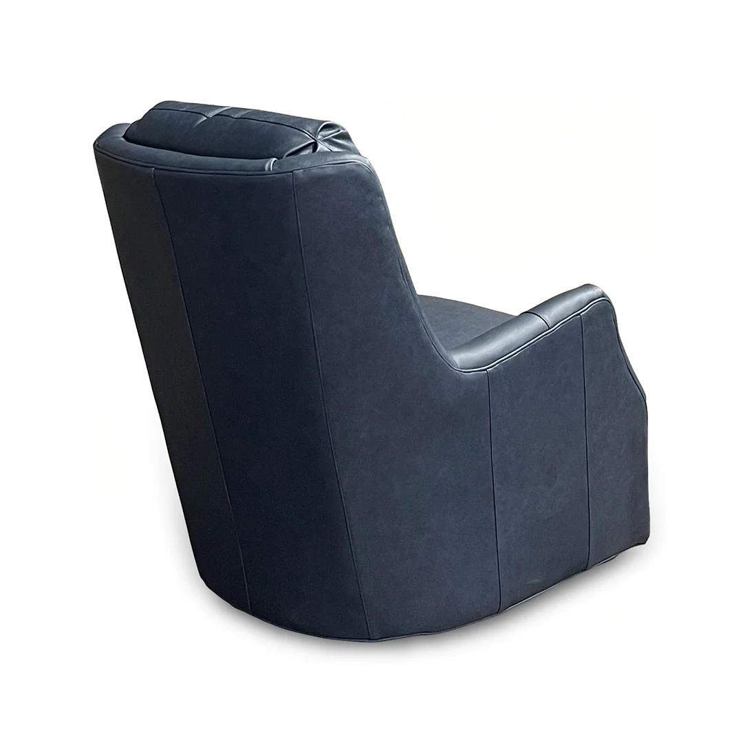 Lisa Leather Swivel Glider - Image 4