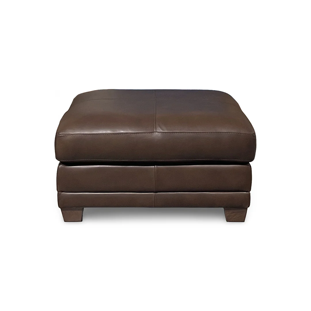 Livorno Leather Sectional II with Ottoman - Image 8
