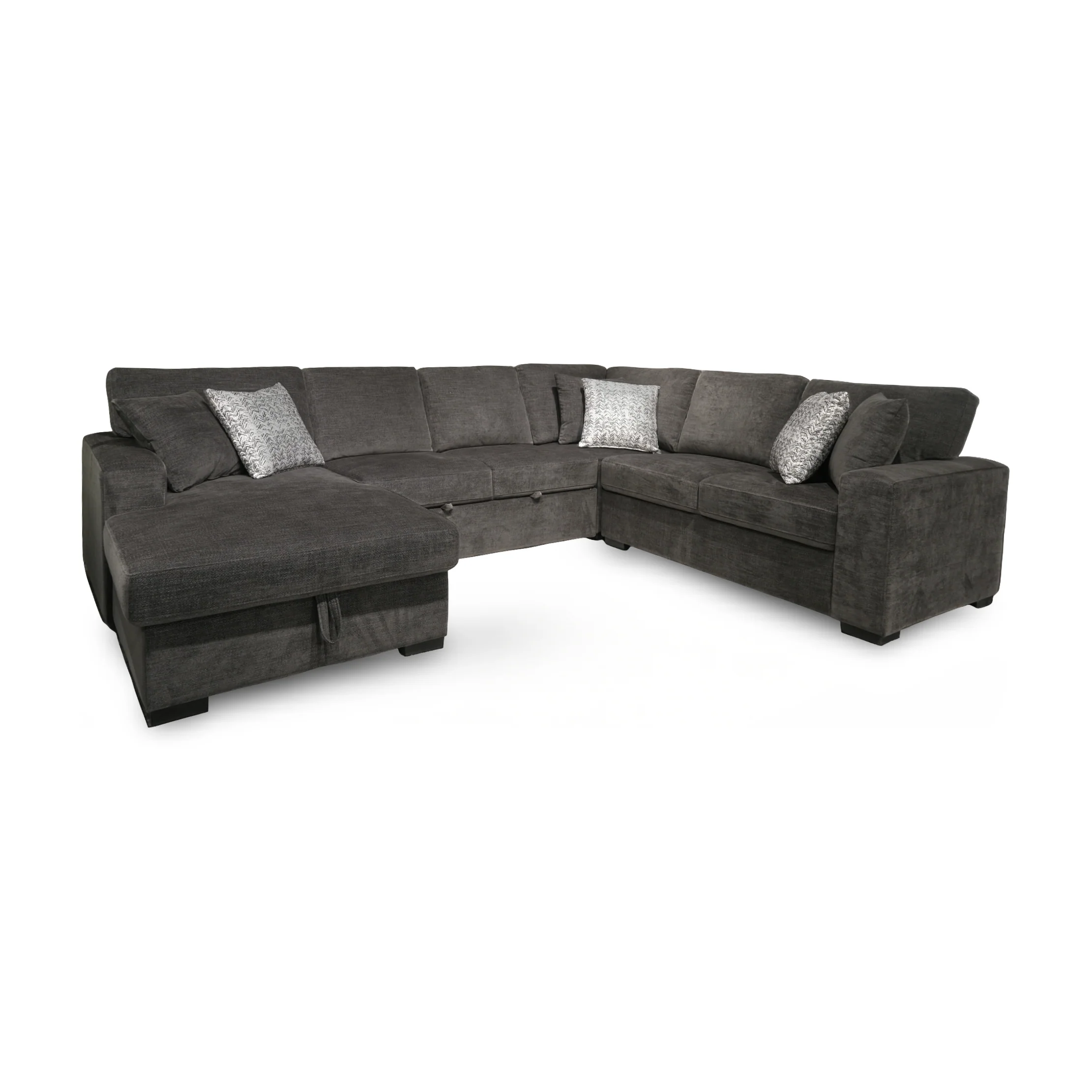 Lucy Pop Up Sectional with Storage Chaise - Image 3